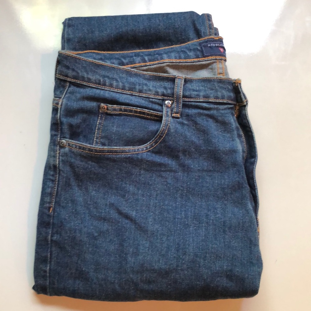 Saddlebred 36X32 blue jeans